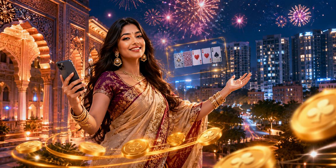 ঢাকায় রামি কার্ড গেম খেলার দৃশ্য শাড়ি পরা মডেলসহ ক্যাসিনো পরিবেশে